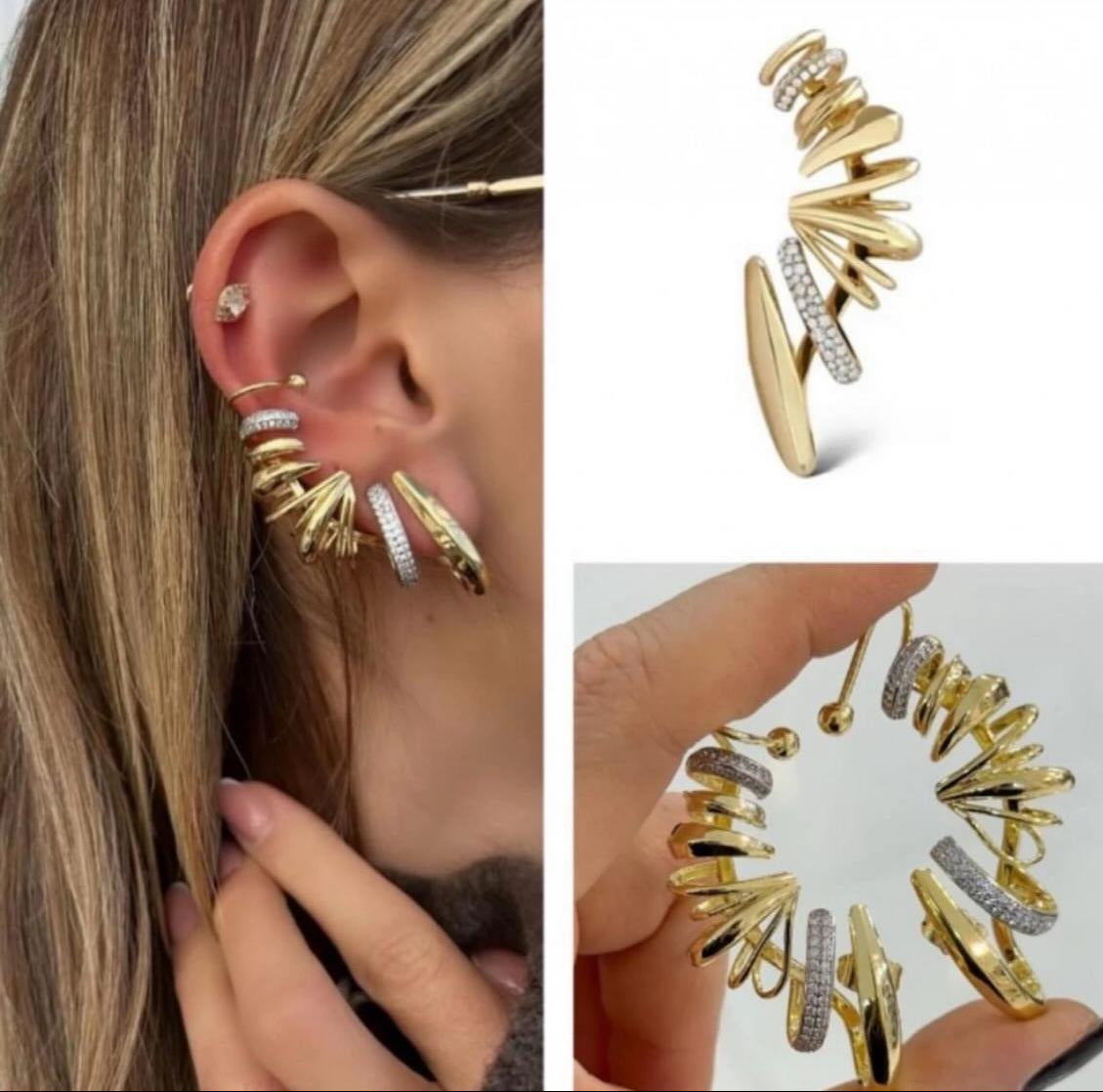 Solaris Spiral Earcuff