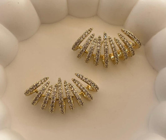 Radiant Fan Earrings