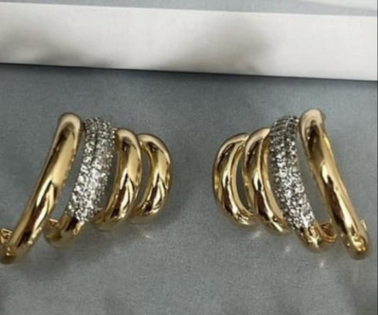 Golden Twist Earrings