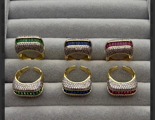 Color Stone Rings