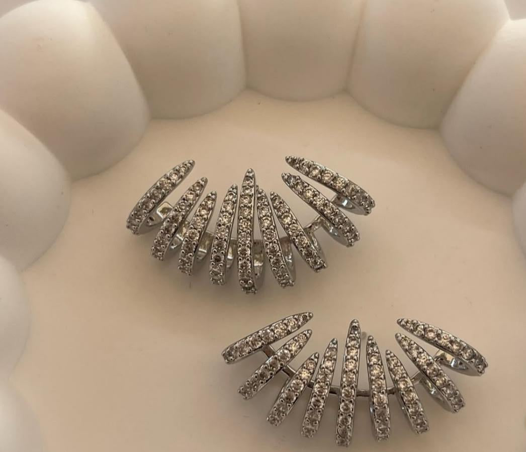 Silver Radiance Earrings