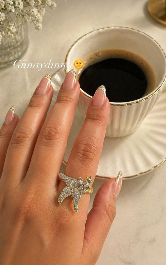 Aurora Butterfly Ring