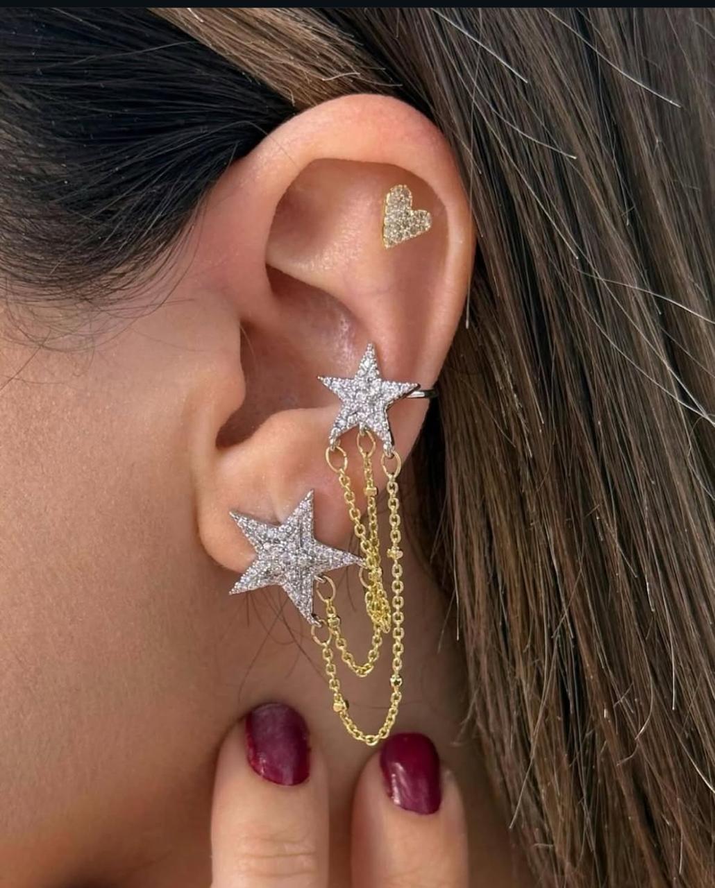 Starlight Chain Earcuff