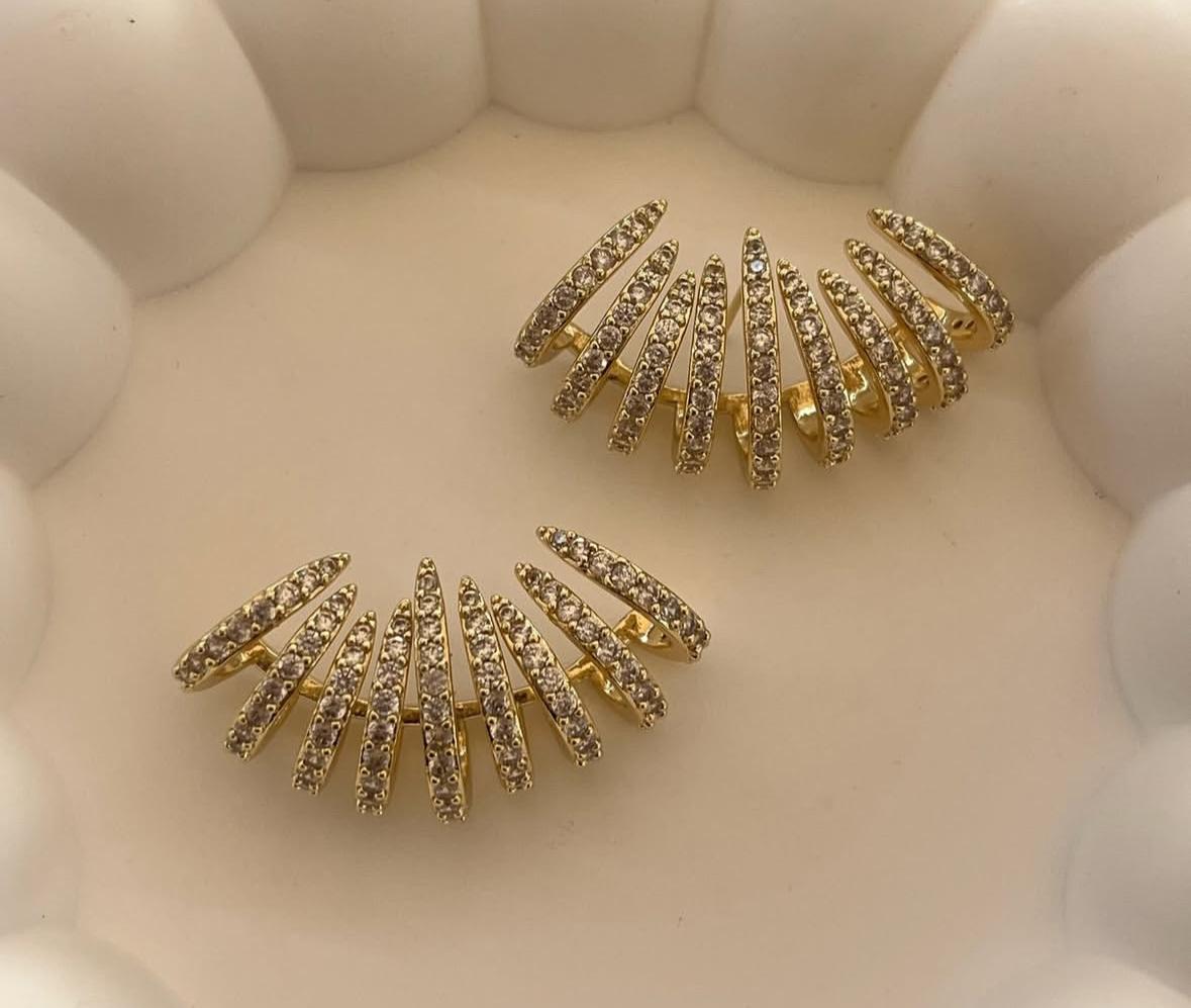 Radiant Fan Earrings