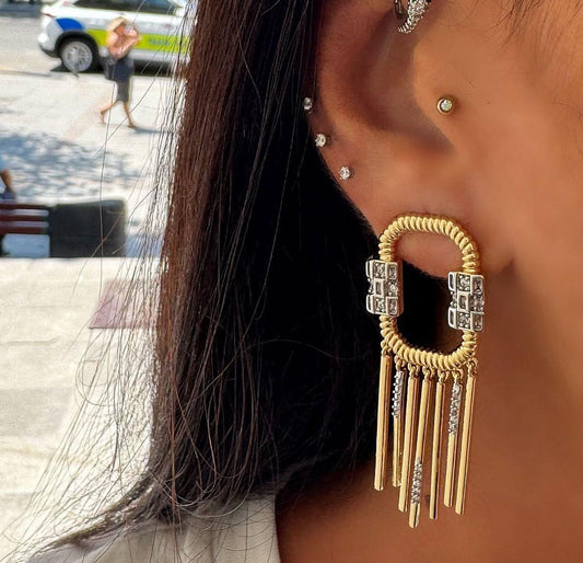 Empire Fringe Earrings