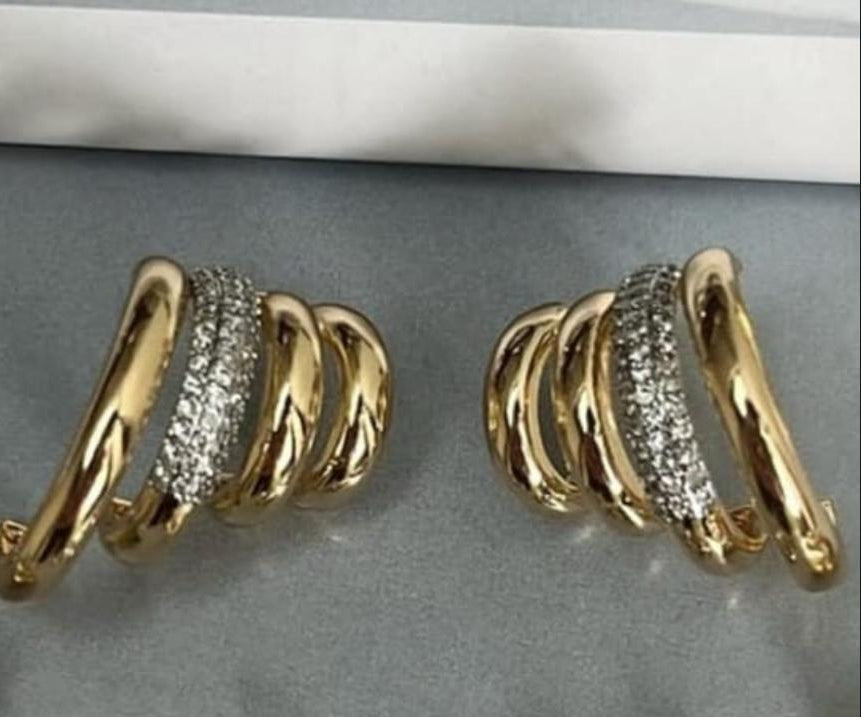 Golden Twist Earrings