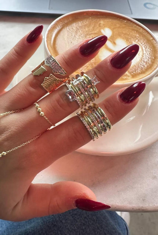 Midnight Luxe Ring Set