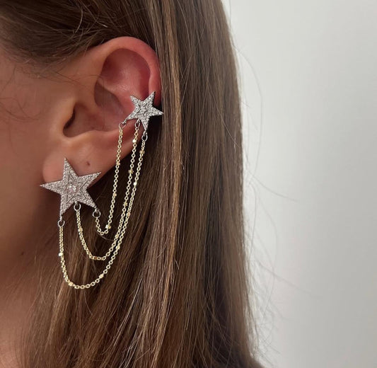 Celestial Chain Earrings