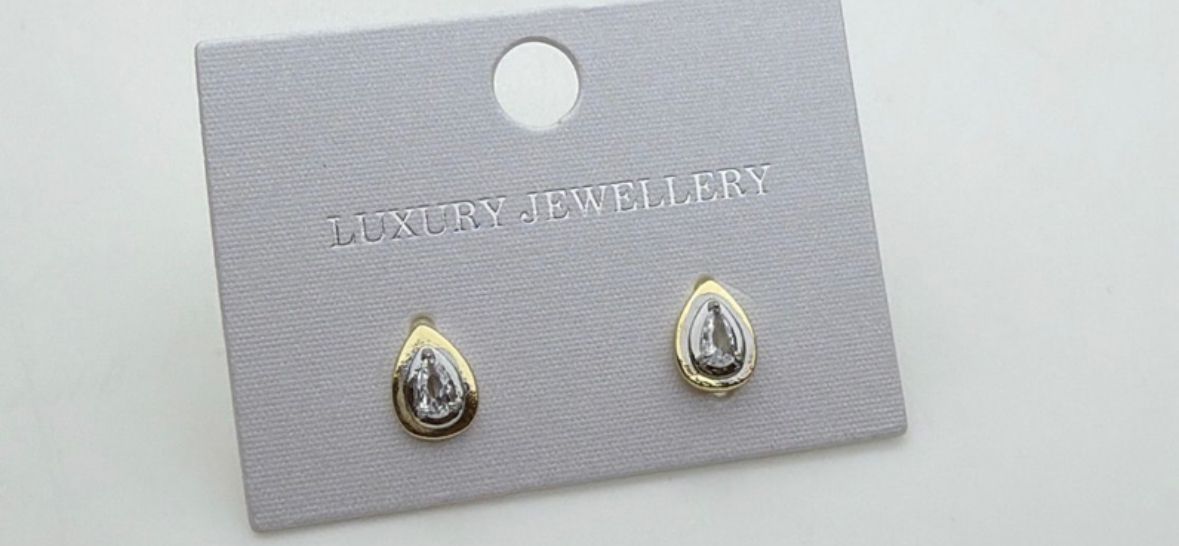 Crystal Drop Studs