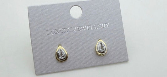 Crystal Drop Studs