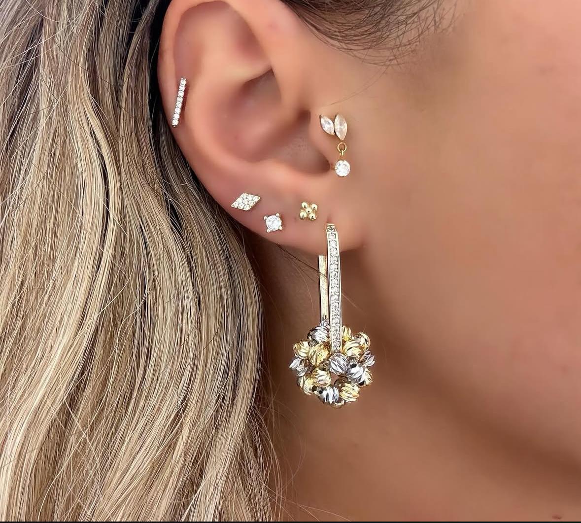 Floral Luxe Drop Earrings