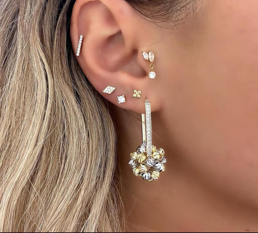 Floral Luxe Drop Earrings