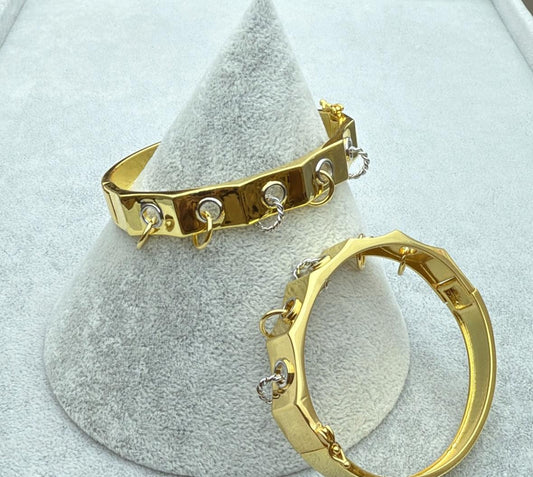 Luxe Charm Cuff Bracelet