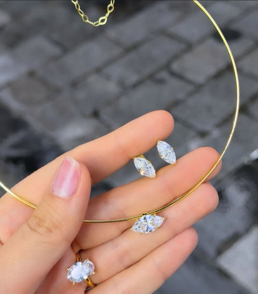 Marquise Crystal Jewelry Set