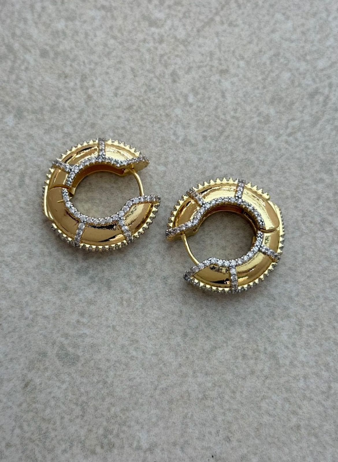Aurora Crystal Hoops